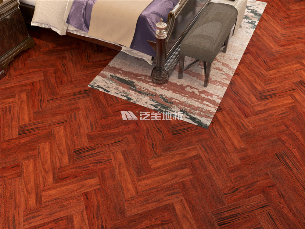 落腺豆T01人字拼地板